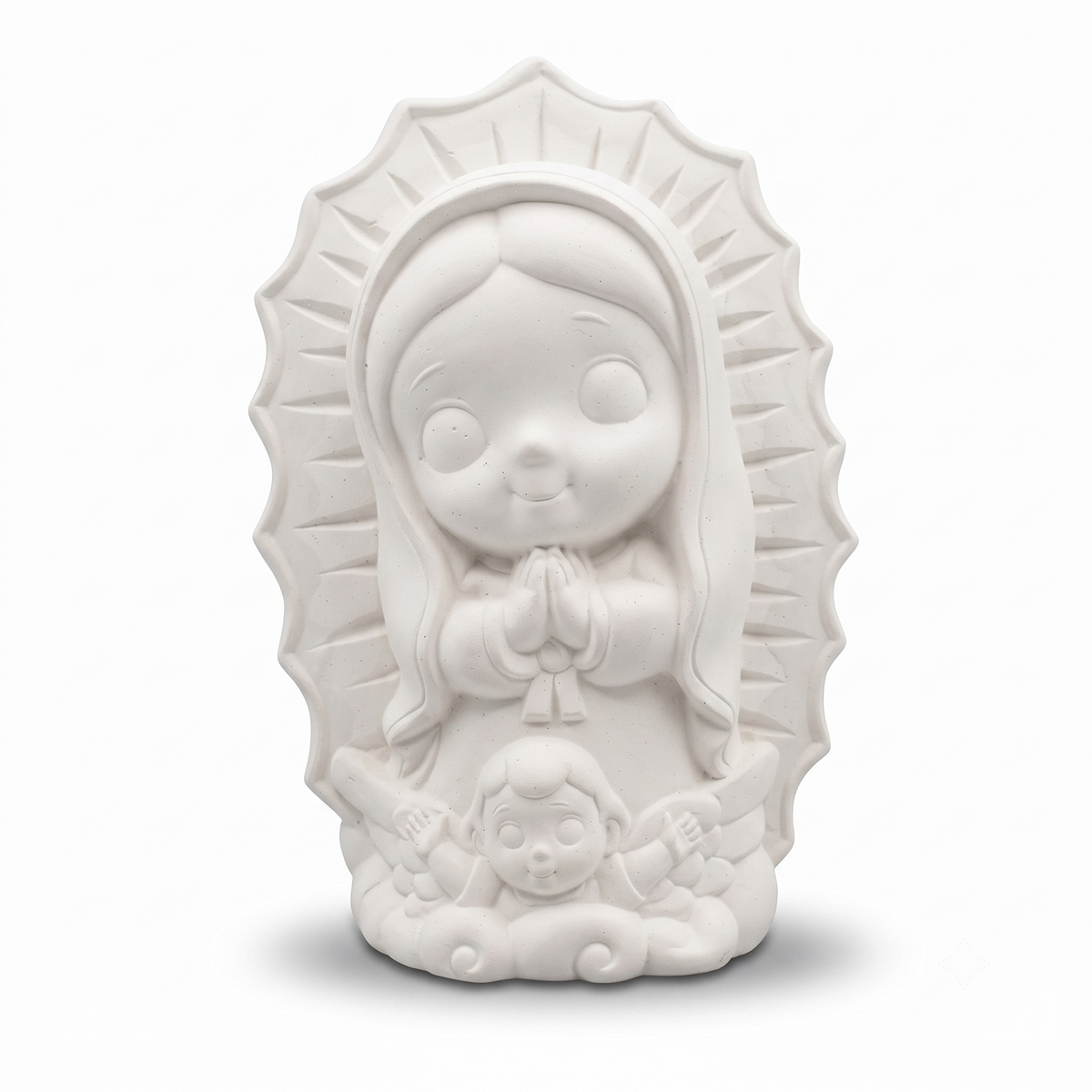 Pack 10 Alcancias Ceramica Virgencita