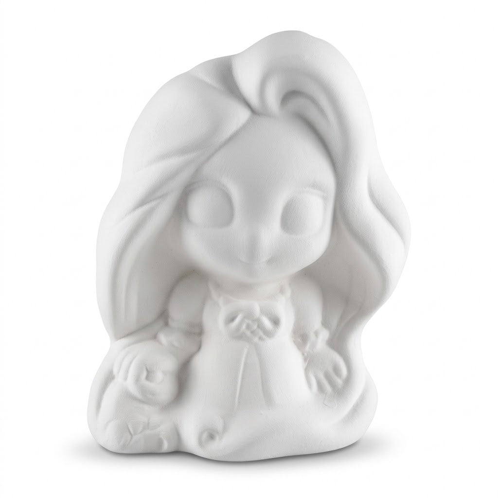 Pack 10 Alcancias Ceramica Rapunzel